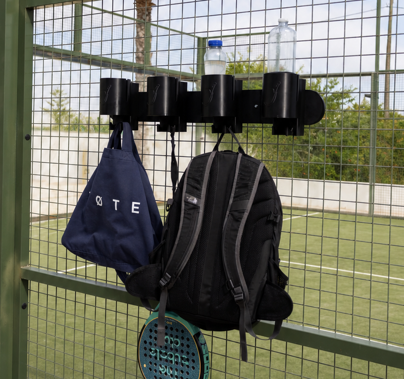 Holders in use during a competition